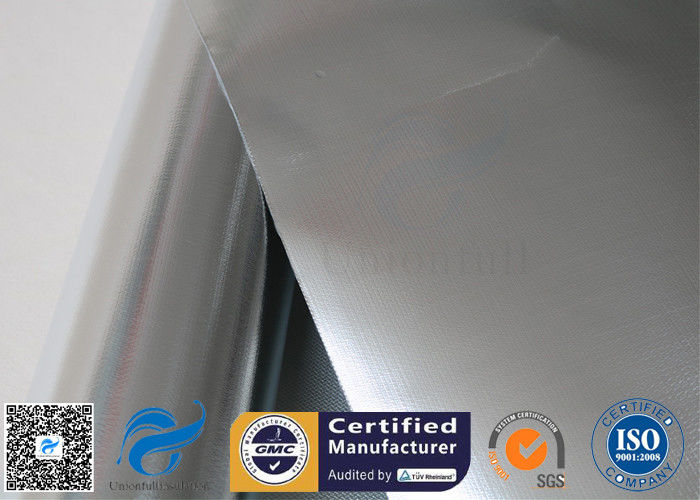 0.43mm Heat Reflective Silver Plated Fabric Aluminum Foil Fiberglass Cloth