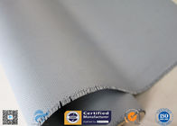 Chemical Resistant Gray Color Silicone Coated Fiberglass Fabric 160g Two Sides Coating
