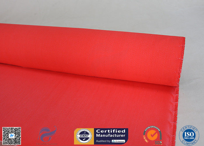 Insulation Material 260℃ Heat Resist 510G 1.2M Silicone Coated Fiberglass Fabric