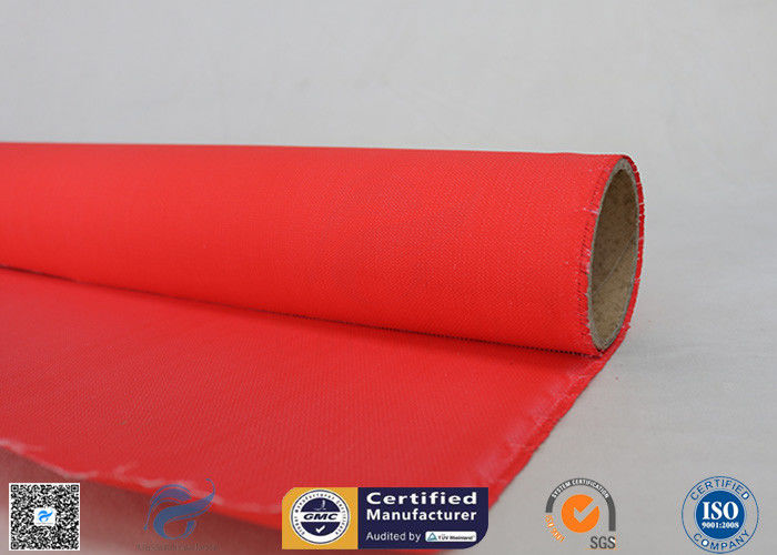 Insulation Material 260℃ Heat Resist 510G 1.2M Silicone Coated Fiberglass Fabric